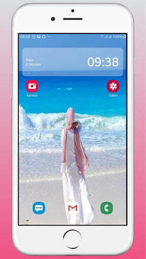 Android application Muslimah HD Wallpaper screenshort