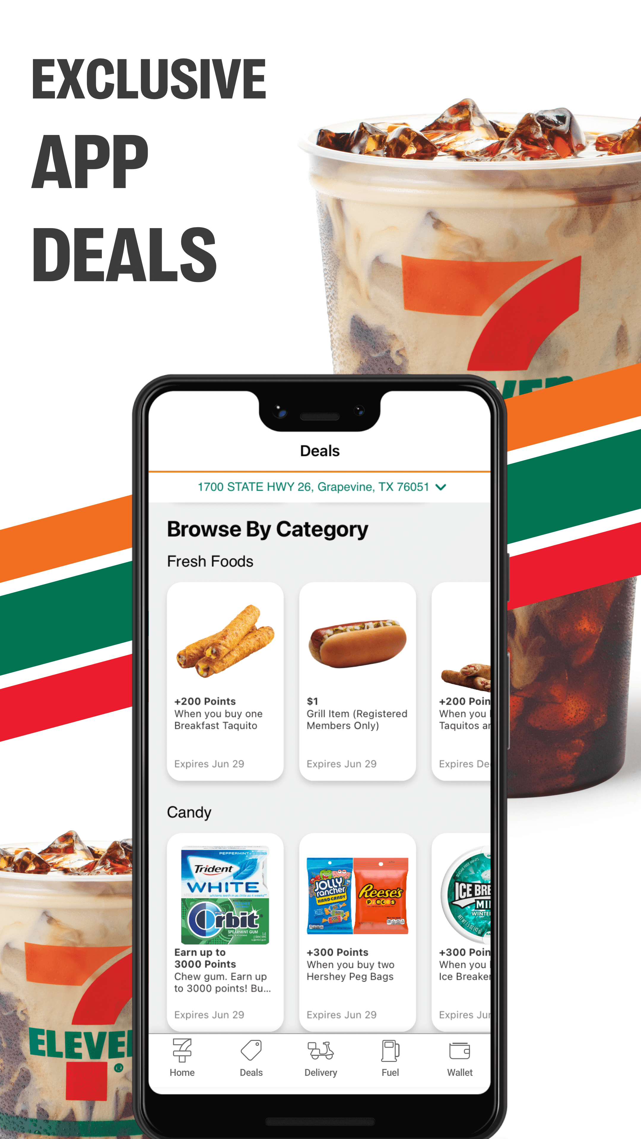 Android application 7-Eleven: Rewards & Shopping screenshort