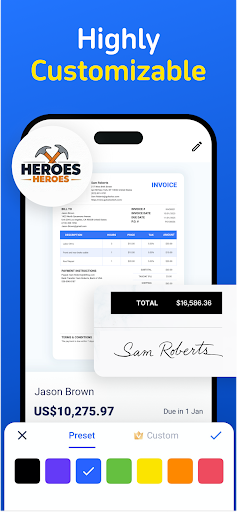 Screenshot of Invoice Maker App - InvoiceNow