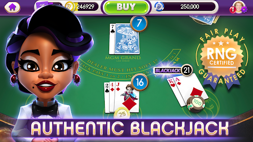 myVEGAS BlackJack 21 Card Game 2