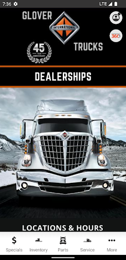 Glover International Trucks Screen 2
