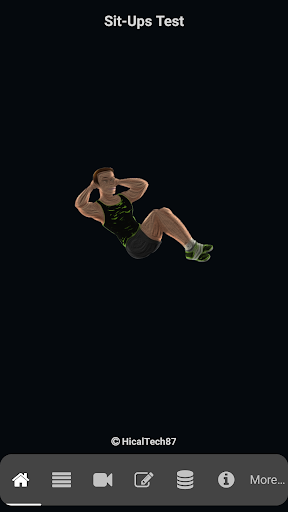 Android application Sit-Ups Test screenshort