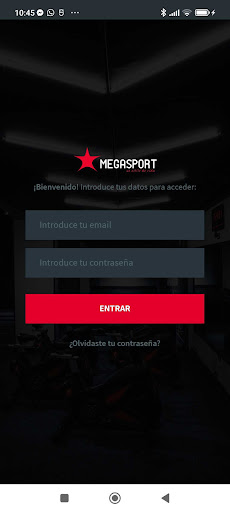 Android application Megasport screenshort