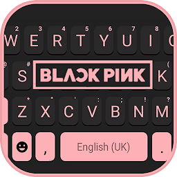 Black Pink Blink Keyboard Back: imaxe da icona