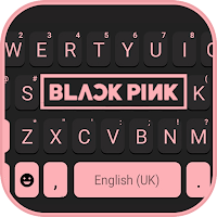 Фон клавиатуры Black Pink Blink