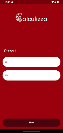 Android application Calculizza screenshort