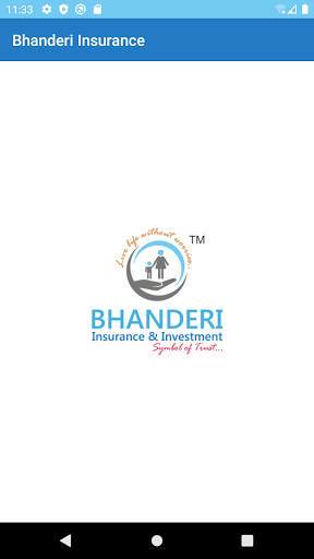 Android application Bhanderi Insurance screenshort