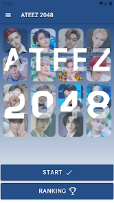 Captura 2 ATEEZ 2048 Game android