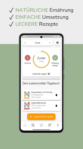 Android application Neatic: Natürliche Ernährung screenshort