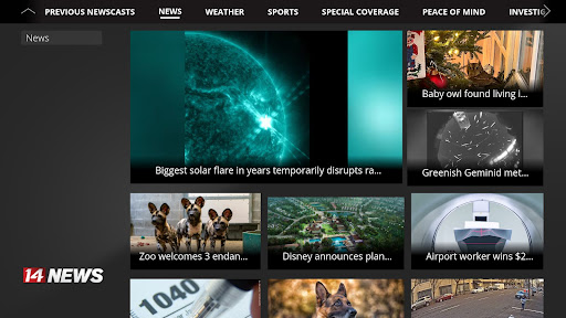 Screenshot of 14 NEWS WFIE