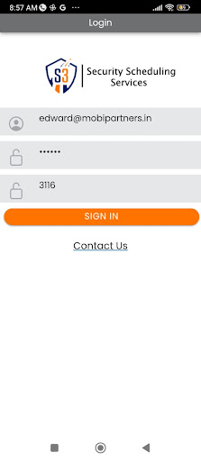 Android application S3 Guarding & Patrol Software screenshort