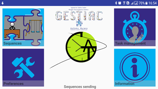 Android application GESTIAC screenshort