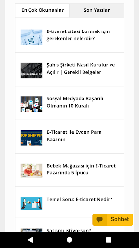 E-Ticaret Rehberi Screen 3