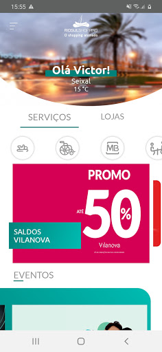 Android application RioSul Shopping screenshort