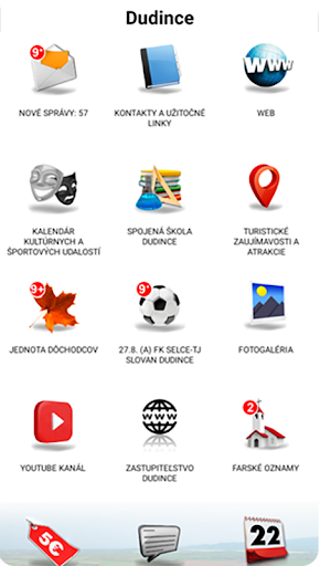 Android application Dudince screenshort