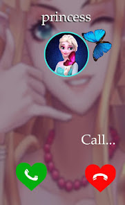 Imágen 1 fake call princess prank Simul android