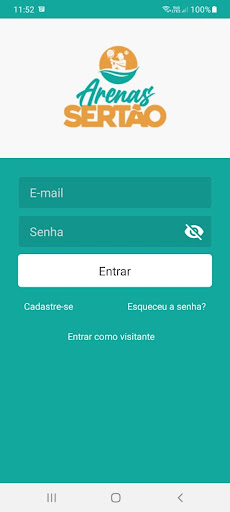 Android application Arenas Sertão screenshort