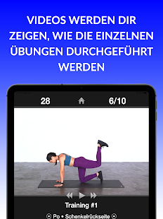 Tägliche Trainings - Workouts Screenshot