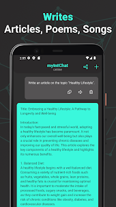 myIntChat: AI ChatBot
