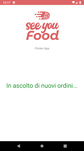 SeeYouFood - Printer Screen 2
