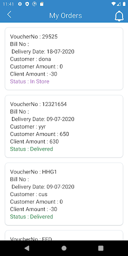 Oscar Delivery Services Screen 2