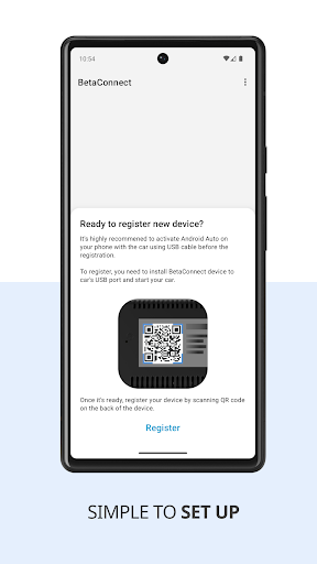 Android application BetaConnect screenshort