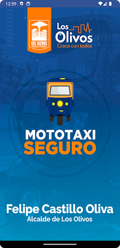 Android application Mototaxi Seguro screenshort