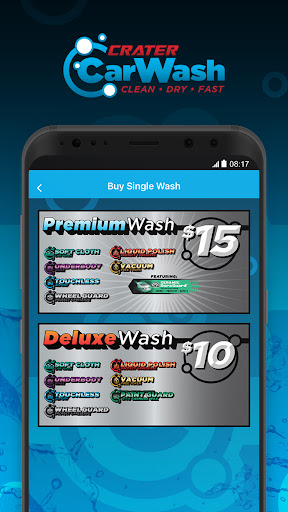 Crater Car Wash Screen 3