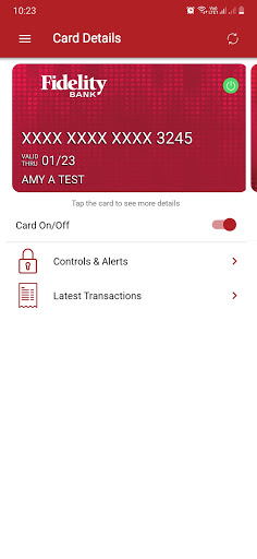 Android application My Fidelity Card screenshort