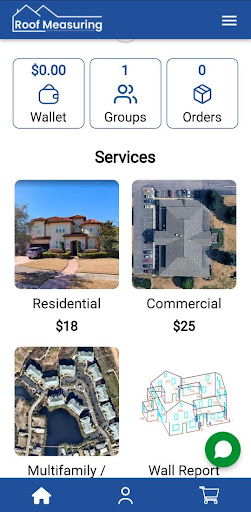 Android application Roof Measuring screenshort