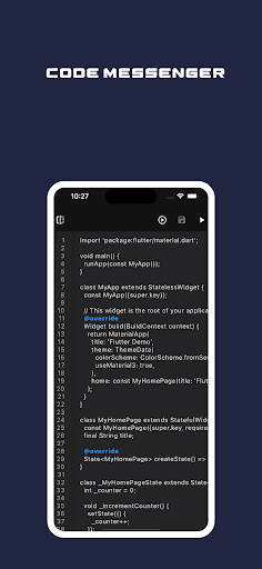 Android application Code Messenger screenshort