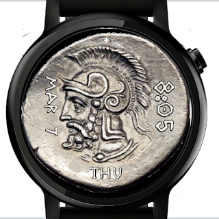 Greek Coin Watch Face apk