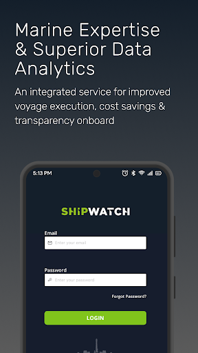 Android application ShipWatch screenshort