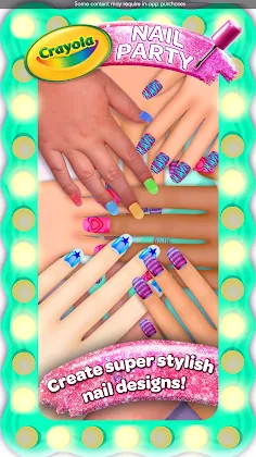 Crayola Nail Party - Screenshot 1