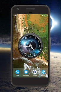 Earth Clock Live Wallpaper Screenshot