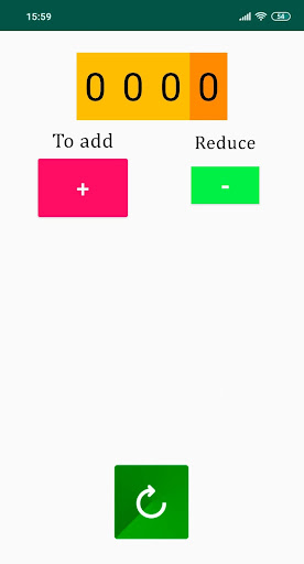 Counter taps and points Screen 2