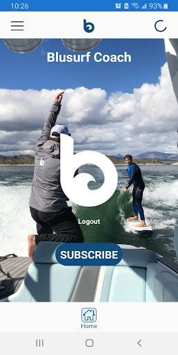 Android application Blusurf Coach screenshort