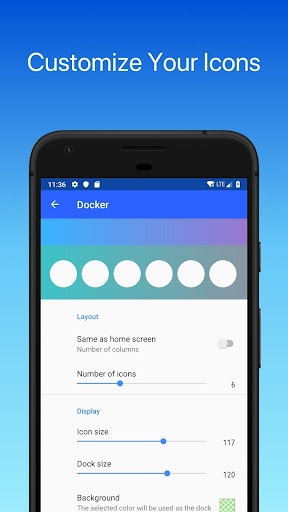 AlphaLauncher Customize screen Screen 2