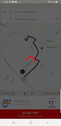 North Star Taxi Screen 3