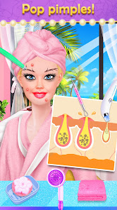 Screenshot 21 Beauty Makeover Salon Game android