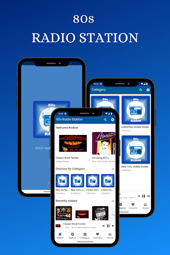 Android application 80s Radio Station Online screenshort