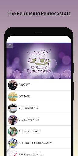 Android application The Peninsula Pentecostals screenshort