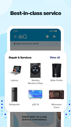 Android application Reliance ResQ screenshort