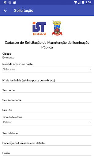 Belmonte Iluminação Pública Screen 3
