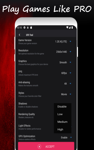 FPS GFX Tool - Game Booster