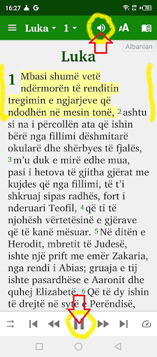 Android application Albanian English Italian screenshort