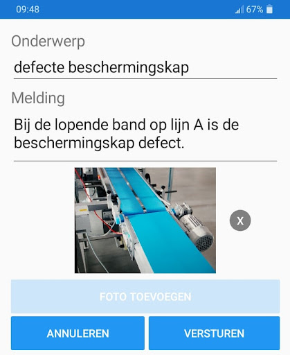 Cross Approach® Notification Screen 2