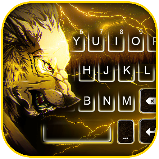 Lightning Wolf Keyboard Backgr logo