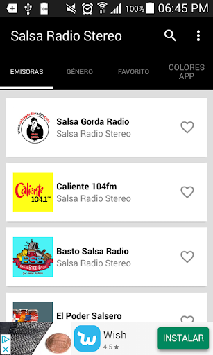 Salsa Radio Stereo Screen 3
