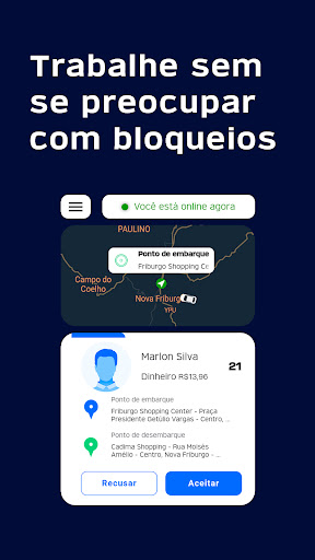 Vambora App Motorista Screen 2